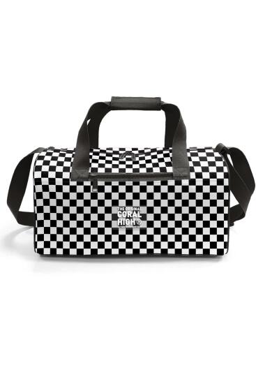 Coral High Siyah Beyaz Dama Desenli Spor Çanta - 2