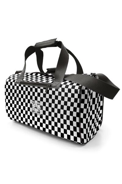 Coral High Siyah Beyaz Dama Desenli Spor Çanta - 10