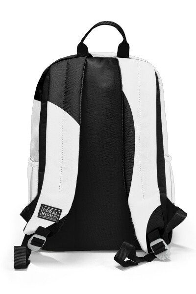 Coral High Siyah Beyaz Desenli 3’lü Okul Çanta Seti SET0123687 - 4