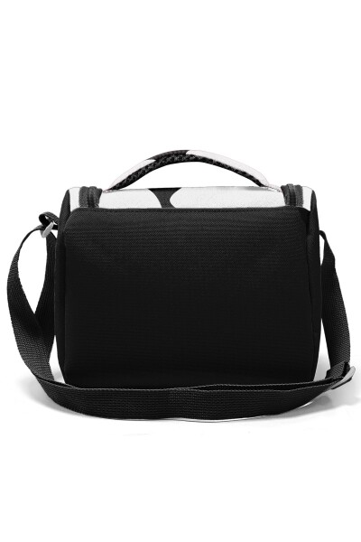 Coral High Siyah Beyaz Desenli 3’lü Okul Çanta Seti SET0123687 - 5