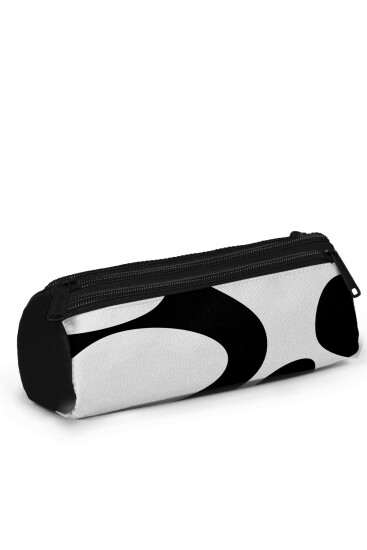 Coral High Siyah Beyaz Desenli 3’lü Okul Çanta Seti SET0123687 - 6