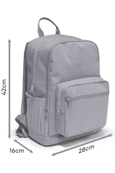 Coral High Siyah Beyaz Desenli Okul Sırt Çantası 23687 - 4