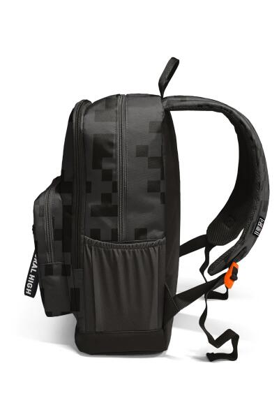 Coral High Siyah Blok Desenli Okul Sırt Çantası 23694 - 8