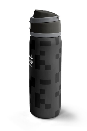 Coral High Siyah Blok Desenli Pipetli ve Direkt İçim Çelik Termos 800 ml 38554 - 5