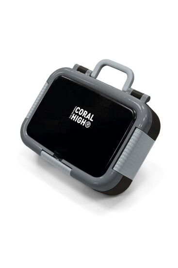 Coral High Kids Siyah Desenli Paslanmaz Çelik Beslenme Kabı 39351 - 1