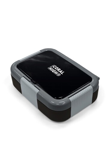 Coral High Kids Siyah Desenli Paslanmaz Çelik Beslenme Kabı 39351 - 2