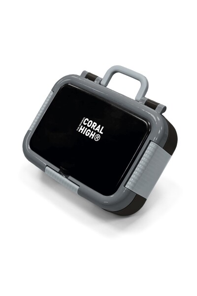 Coral High Kids Siyah Desenli Paslanmaz Çelik Beslenme Kabı 39351 - 1