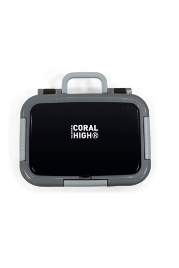 Coral High Kids Siyah Desenli Paslanmaz Çelik Beslenme Kabı 39351 - 5