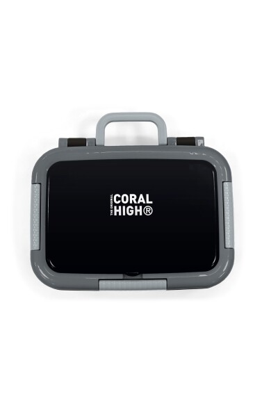 Coral High Kids Siyah Desenli Paslanmaz Çelik Beslenme Kabı 39351 - 5