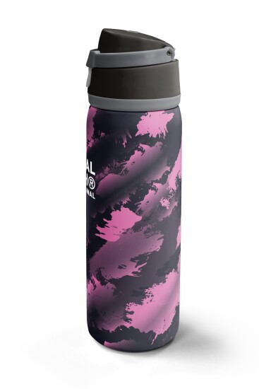 Coral High Siyah Desenli Pipetli ve Direkt İçim Çelik Termos 800 ml 38571 - 5