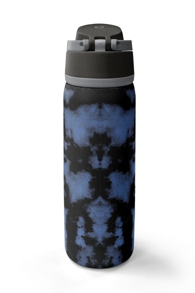 Coral High Siyah Desenli Pipetli ve Direkt İçim Çelik Termos 800 ml 38584 - 6