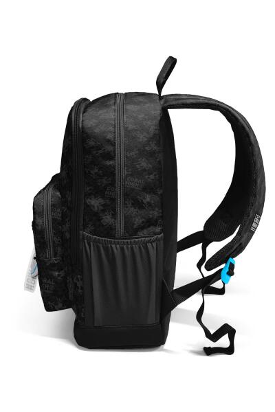Coral High Siyah Drone Desenli Okul Sırt Çantası 23691 - 8