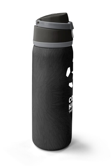 Coral High Siyah Futbol Desenli Pipetli ve Direkt İçim Çelik Termos 800 ml 38558 - 4