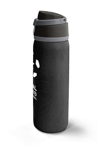 Coral High Siyah Futbol Desenli Pipetli ve Direkt İçim Çelik Termos 800 ml 38558 - 5