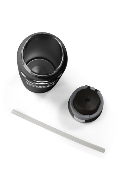 Coral High Siyah Futbol Desenli Pipetli ve Direkt İçim Çelik Termos 800 ml 38558 - 8