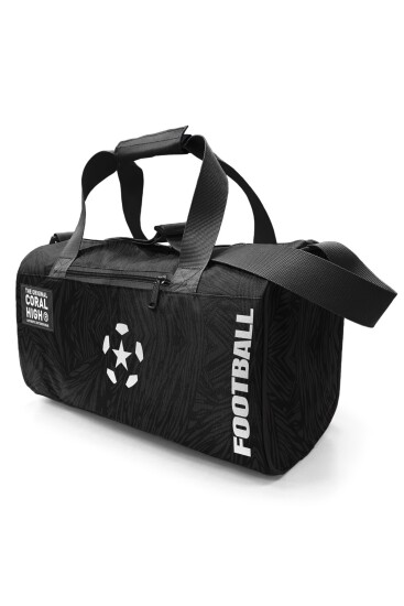 Coral High Siyah Futbol Desenli Spor Çantası 27535 - 3
