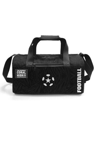 Coral High Siyah Futbol Desenli Spor Çantası 27535 - 2