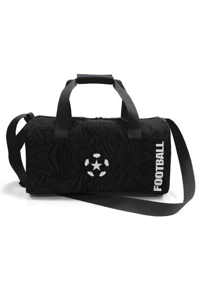 Coral High Siyah Futbol Desenli Spor Çantası 27535 - 4