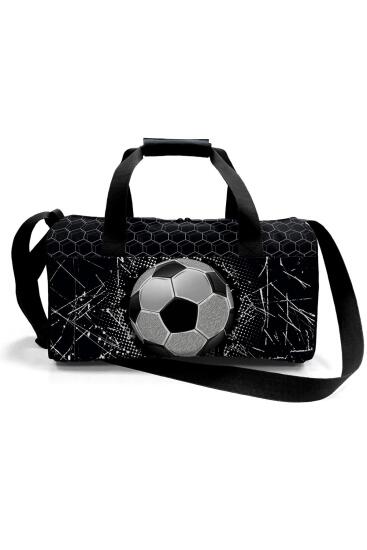Coral High Siyah Futbol Desenli Spor Çantası 27539 - 3