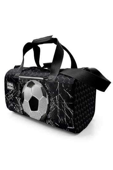 Coral High Siyah Futbol Desenli Spor Çantası 27539 - 10