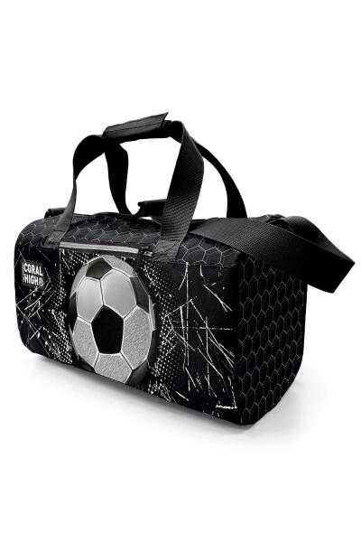 Coral High Siyah Futbol Desenli Spor Çantası 27539 - 10