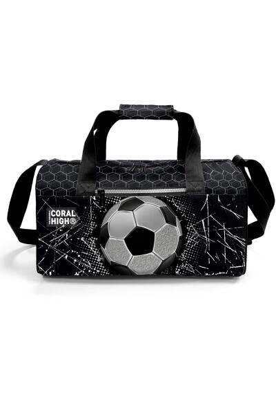 Coral High Siyah Futbol Desenli Spor Çantası 27539 - 2