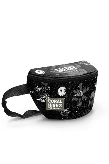 Coral High Siyah Galaxy Desenli Bel Çantası 11552 - 3