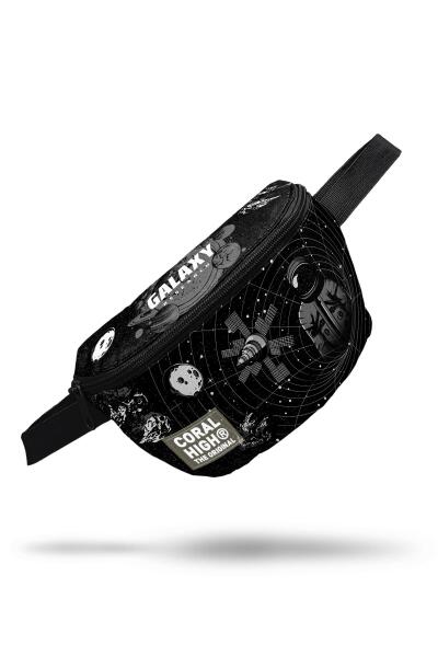 Coral High Siyah Galaxy Desenli Bel Çantası 11552 - 7