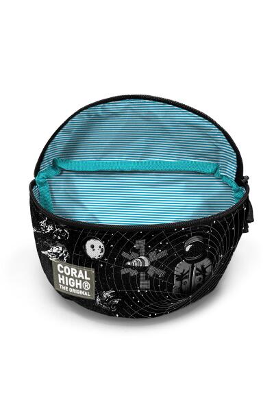 Coral High Siyah Galaxy Desenli Bel Çantası 11552 - 8