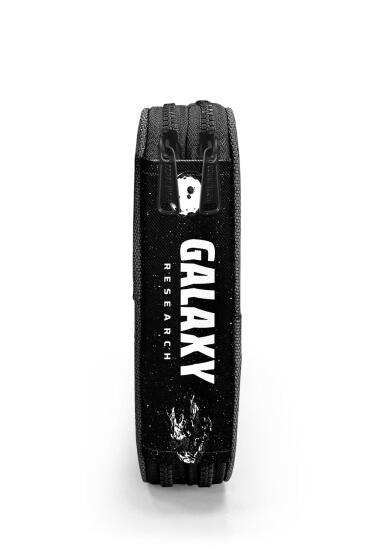 Coral High Siyah Galaxy Desenli Çift Katlı Kalem Çanta 11148 - 9
