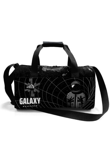 Coral High Siyah Galaxy Desenli Spor Çantası 27526 - 5