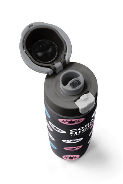 Coral High Siyah Göz Desenli Pipetli ve Direkt İçim Çelik Termos 800 ml 38596 - 7