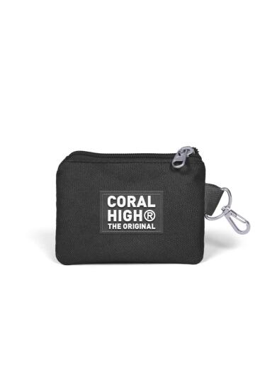 Coral High Siyah Gri Gamer Desenli Bozuk Para Çantası 21909 - 2