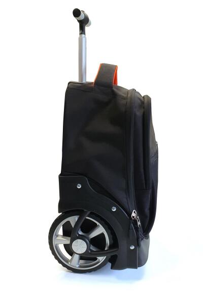 Coral High Siyah İki Kademeli Kumaş Kabin Valiz 23256 - 12