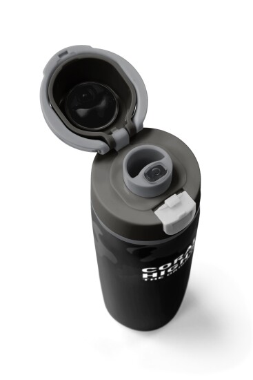 Coral High Siyah Kamuflaj Desenli Pipetli ve Direkt İçim Çelik Termos 800 ml 38516 - 7