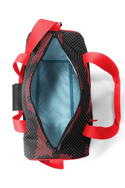Coral High Siyah Kırmızı Desenli Spor Çantası 27555 - 7