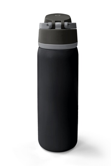 Coral High Siyah Leopar CH Harf Desenli Pipetli ve Direkt İçim Çelik Termos 800 ml 38506 - 6