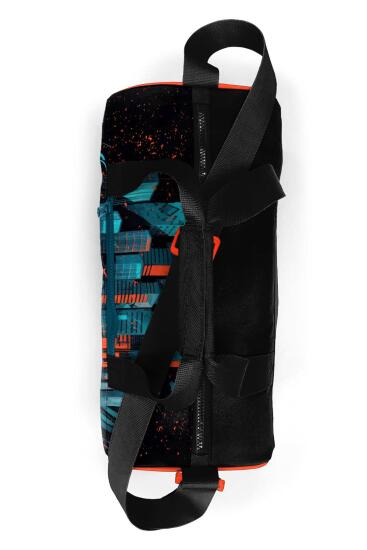 Coral High Siyah Nefti Yarış Arabası Desenli Spor Çantası 27516 - 4