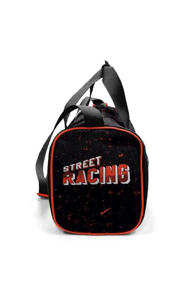 Coral High Siyah Nefti Yarış Arabası Desenli Spor Çantası 27516 - 8