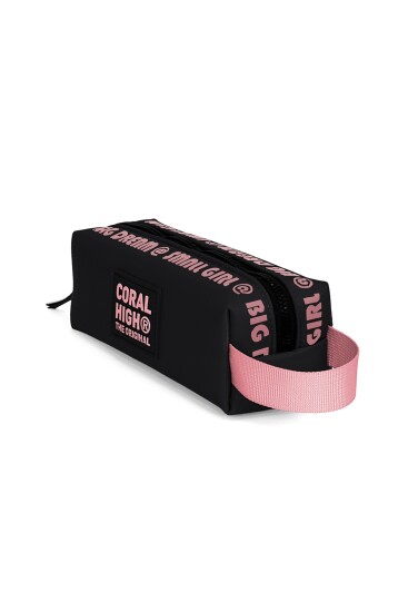 Coral High Siyah Pembe 3'lü Okul Çanta Seti SET0124410 - 4