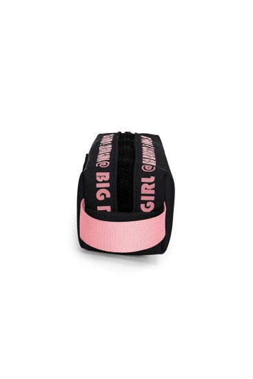 Coral High Siyah Pembe Kalem Çantası 21010 - 4