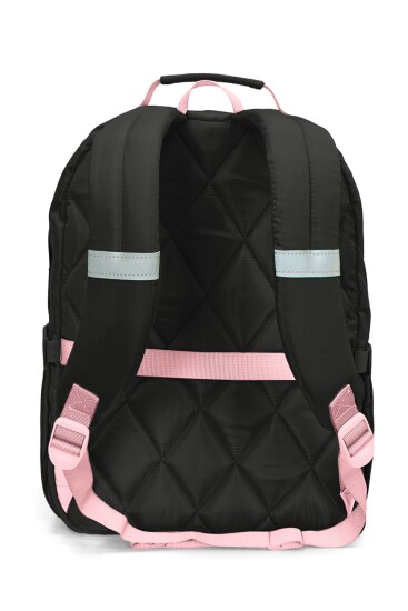 Coral High Siyah Pembe Okul Sırt Çantası 24410 - 6