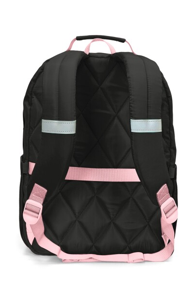 Coral High Siyah Pembe Okul Sırt Çantası 24410 - 6