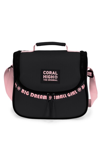 Coral High Siyah Pembe Thermo Beslenme Çantası 27410 - 3
