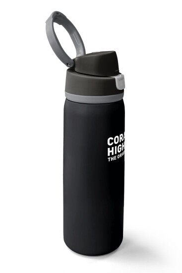 Coral High Siyah Pipetli ve Direkt İçim Çelik Termos 800 ml 38518 - 2