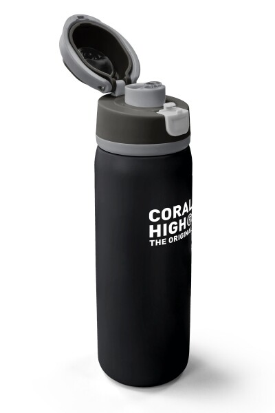Coral High Siyah Pipetli ve Direkt İçim Çelik Termos 800 ml 38518 - 3
