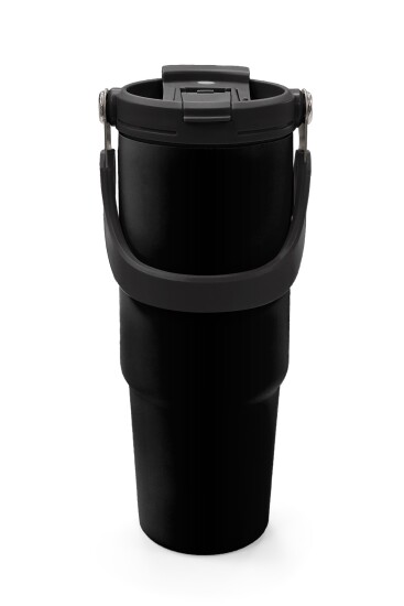 Coral High Siyah Pipetli ve Direkt İçim Çelik Termos 900 ml 38750 - 7