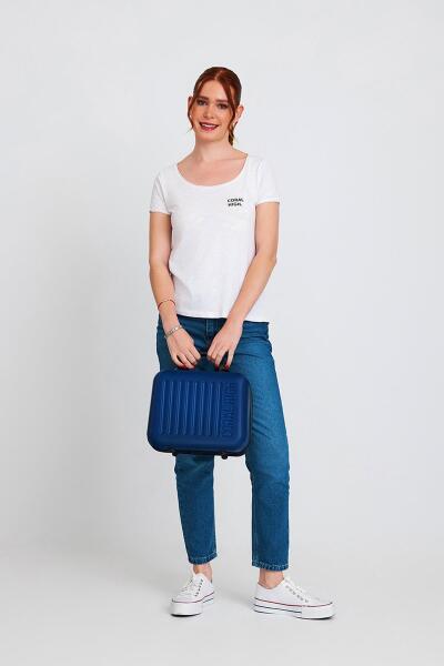 Coral High Lacivert Renkli Makyaj Çantası 16409 - 2