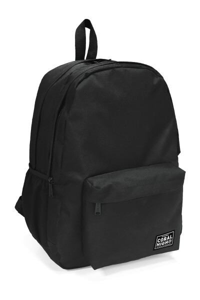 Coral High Siyah Üç Bölmeli Sırt Çantası 23161 - 1