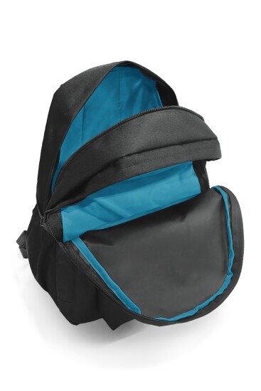 Coral High Siyah Üç Bölmeli Sırt Çantası 23161 - 6